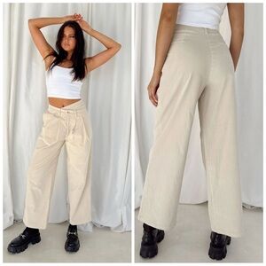 Lioness La Mesa Corduroy Beige Pants